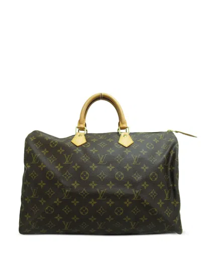 Pre-owned Louis Vuitton 1998 Speedy 40 Handbag In Brown