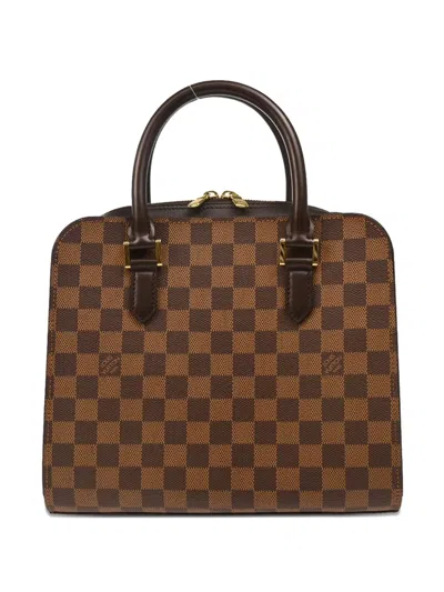 Pre-owned Louis Vuitton 1998 Triana Handbag In Brown