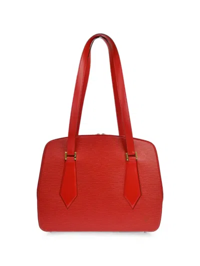 Pre-owned Louis Vuitton 1998 Voltaire Tote Bag In Red
