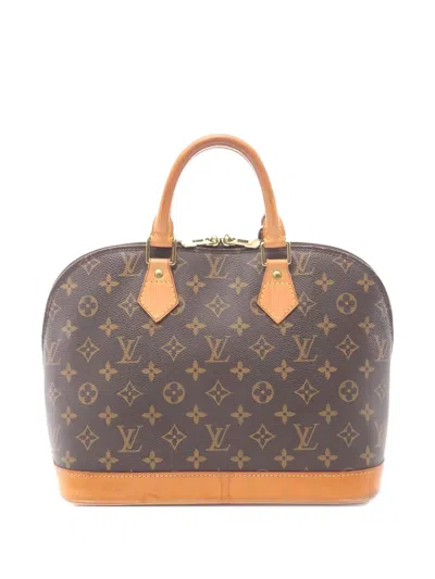 Pre-owned Louis Vuitton 1999 Alma Pm Monogram Tote Bag In Brown