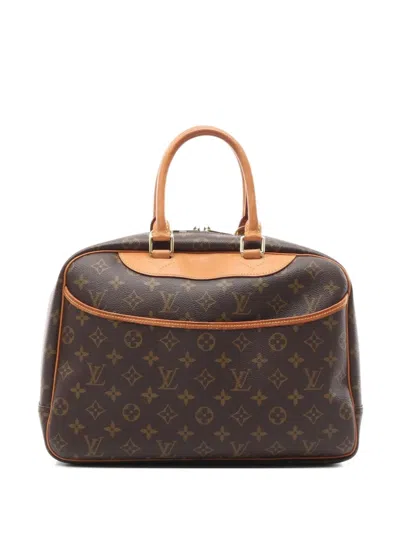 Pre-owned Louis Vuitton 1999 Deauville Bowling Vanity Monogram Handbag