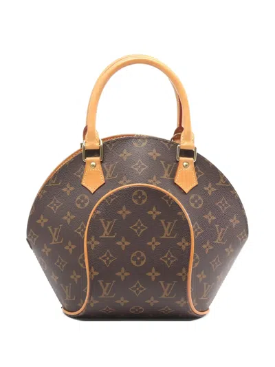 Pre-owned Louis Vuitton 1999 Ellipse Pm Monogram Leather Tote Bag In Brown