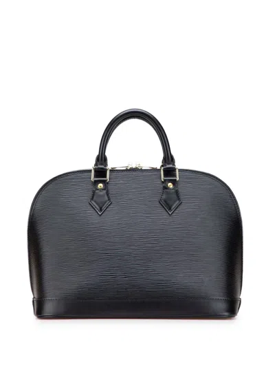 Pre-owned Louis Vuitton 1999 Epi Alma Pm Handbag In Black