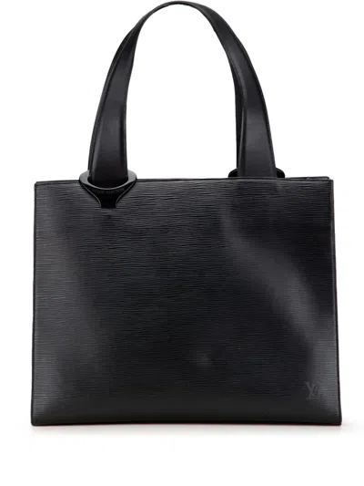 Pre-owned Louis Vuitton 1999 Epi Gemeaux Tote Bag In Black