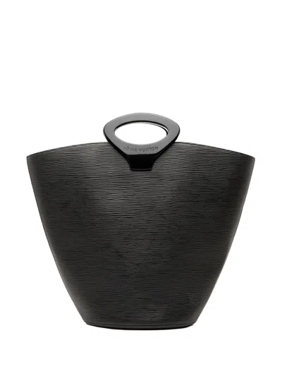 Pre-owned Louis Vuitton 1999 Epi Noctambule Tote Bag In Black