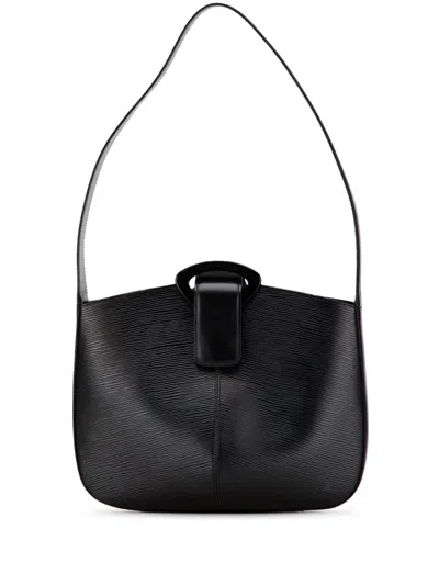 Pre-owned Louis Vuitton 1999 Epi Reverie Shoulder Bag In Black