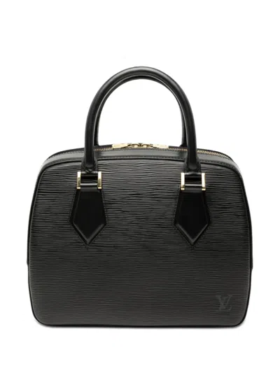 Pre-owned Louis Vuitton 1999 Epi Sablons Handbag In Black