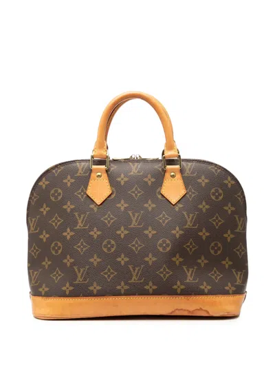 Pre-owned Louis Vuitton 1999 Monogram Alma Pm Handbag In Brown