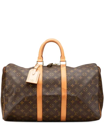 Pre-owned Louis Vuitton 1999 Monogram Keepall 45 Travel Bag