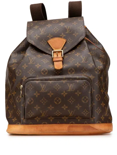 Pre-owned Louis Vuitton 1999 Monogram Montsouris Gm Backpack