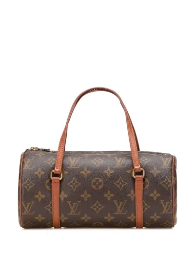 Pre-owned Louis Vuitton 1999 Monogram Papillon 26 Handbag In Brown