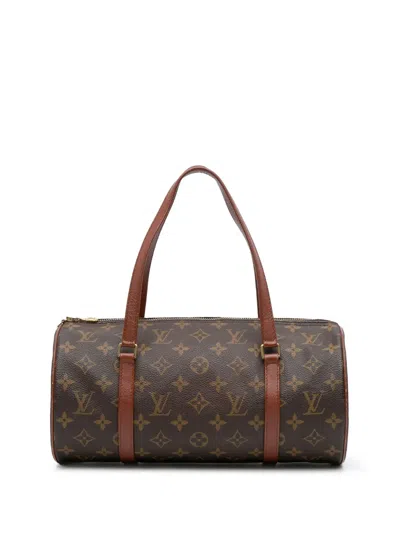 Pre-owned Louis Vuitton 1999 Monogram Papillon 30 Handbag In Brown