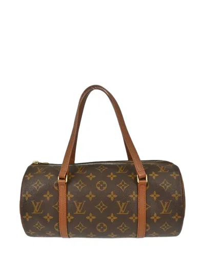 Louis Vuitton 1999 Monogram Papillon 30 Shoulder Bag In Brown
