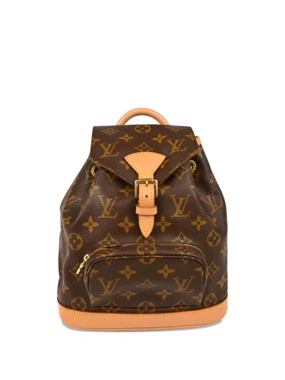 Pre-owned Louis Vuitton 1999 Monogram-pattern Backpack In Brown