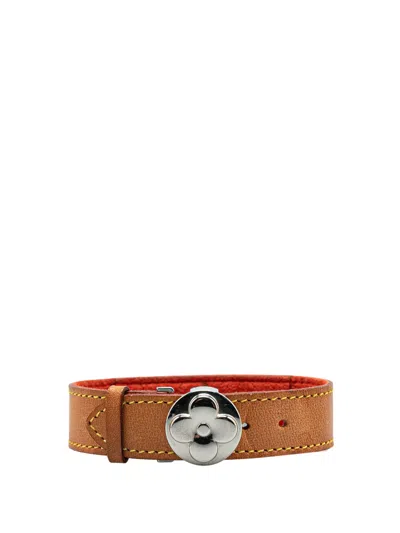 Pre-owned Louis Vuitton 1999 Monogram Wish Bracelet Costume Bracelet In Brown