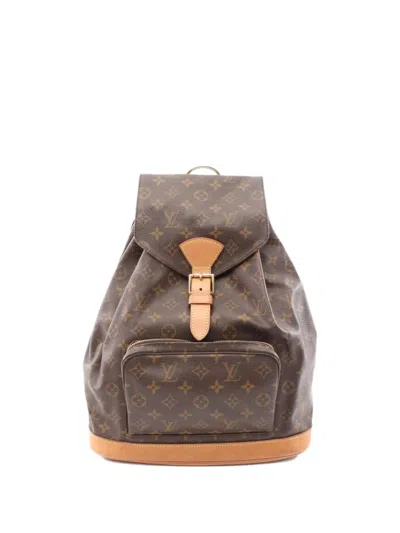 Pre-owned Louis Vuitton 1999 Montsouris Gm Backpack