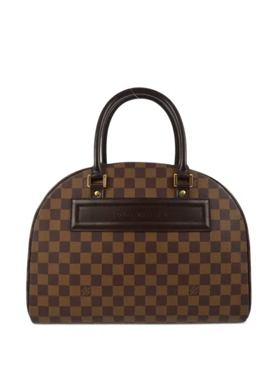 Pre-owned Louis Vuitton 1999 Nolita Handbag In Brown