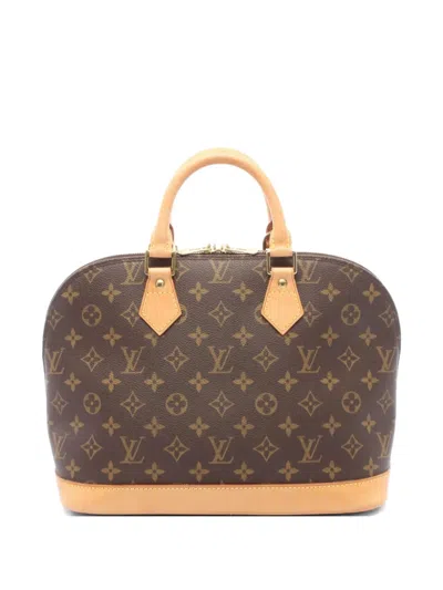 Louis Vuitton 1999 Pm Alma Tote Bag In Brown