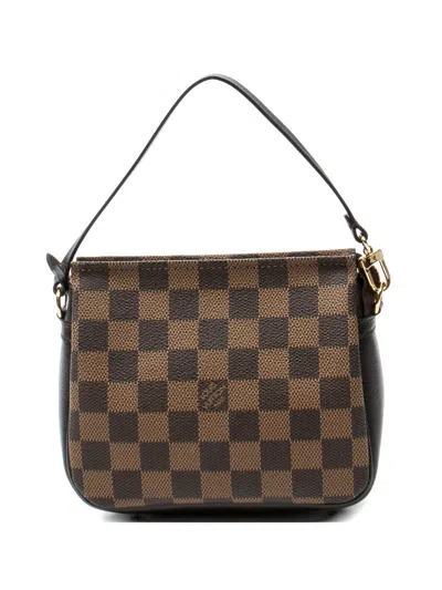 Pre-owned Louis Vuitton 1999 Trousse Make Up Zip-fastening Clutch Bag In Brown