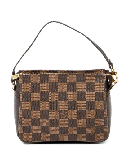 Pre-owned Louis Vuitton 1999 Trousse Pouch In Brown
