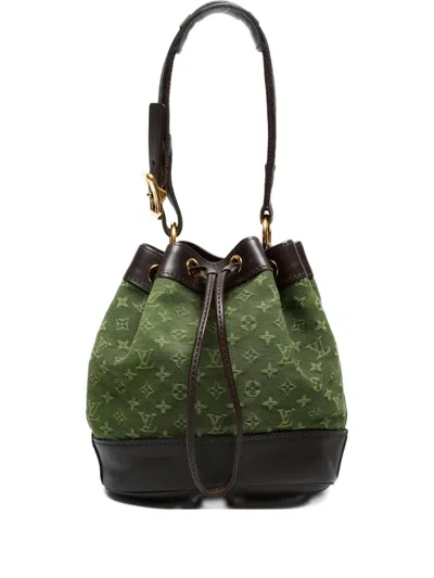 Pre-owned Louis Vuitton 2000-2005 Monogram Noelie Mini Bag In Green