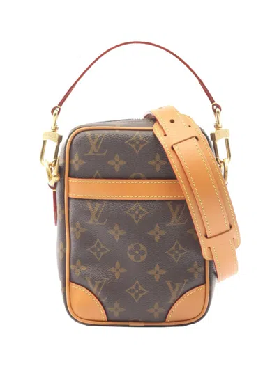 Pre-owned Louis Vuitton 2000-2010 Monogram Danube Crossbody Bag In Brown