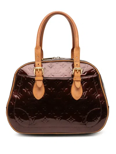 Pre-owned Louis Vuitton 2000-2010 Monogram Vernis Summit Drive Handbag In Purple