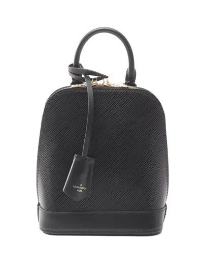 Pre-owned Louis Vuitton 2000-2020 Epi Alma Backpack In Black