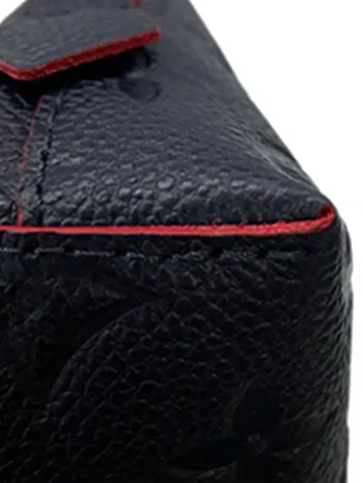 Pre-owned Louis Vuitton 2000-2020 Monogram Empreinte Pochette Cosmetique Vanity Bag In Blue