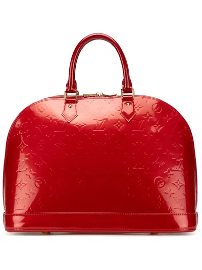 Pre-owned Louis Vuitton 2000-2024 Monogram Vernis Alma Gm Handbag