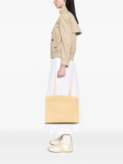 Pre-owned Louis Vuitton 2000-2025 Epi Croisette Gm Tote Bag In Yellow