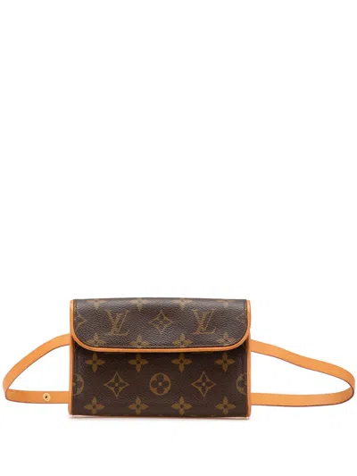 Pre-owned Louis Vuitton 2000-2025 Monogram Pochette Florentine Belt Bag