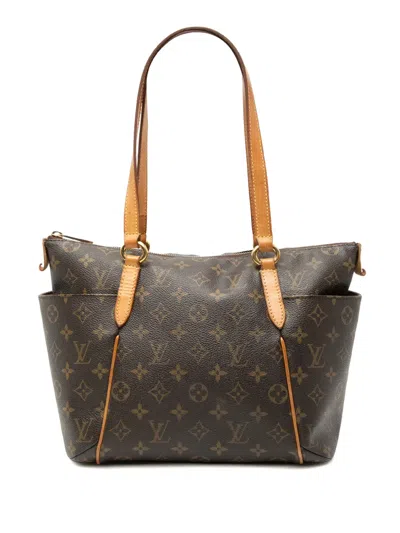 Pre-owned Louis Vuitton 2000-2025 Monogram Totally Pm Tote Bag In Brown