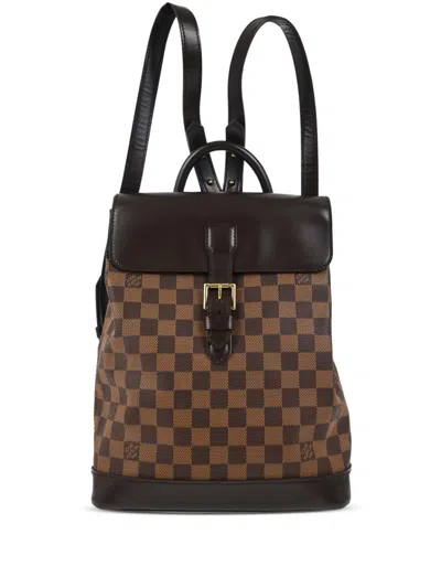 Pre-owned Louis Vuitton 2000 Soho Backpack In ブラウン