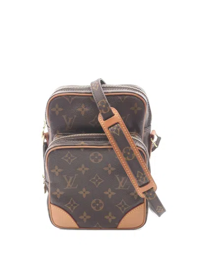 Pre-owned Louis Vuitton 2000 Amazon Monogram Shoulder Bag In Brown
