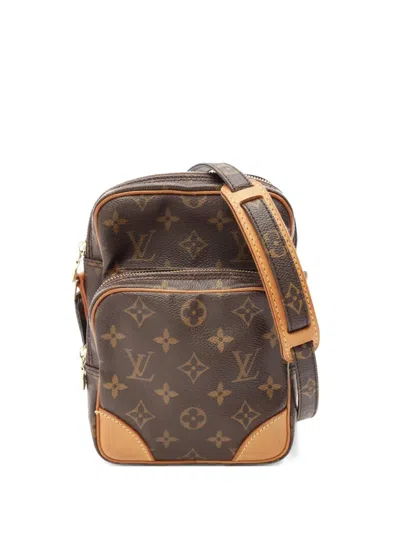 Pre-owned Louis Vuitton 2000 Amazon Shoulder Bag In Brown