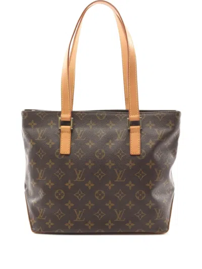 Pre-owned Louis Vuitton 2000 Cabas Piano Tote Bag In Brown