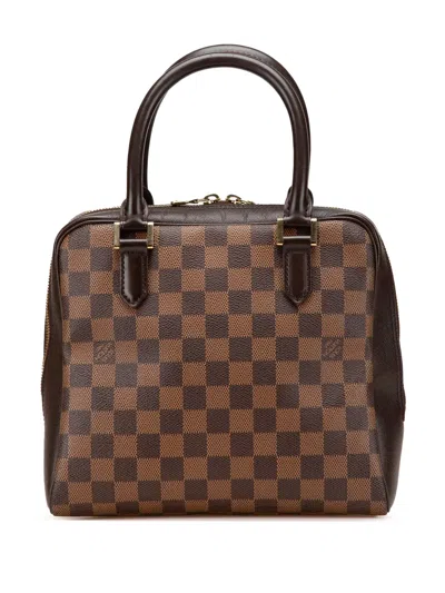 Pre-owned Louis Vuitton 2000 Damier Ebene Brera Handbag