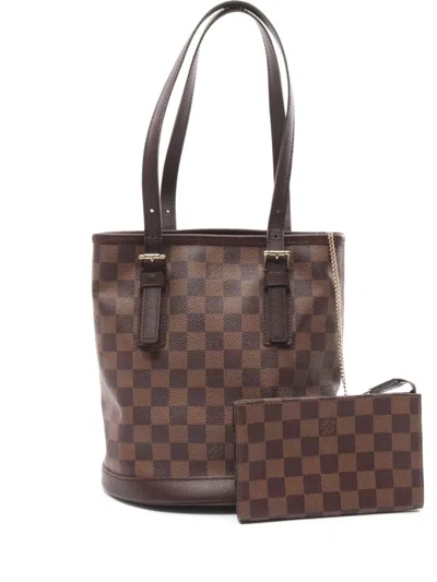 Pre-owned Louis Vuitton 2000 Damier Ebene Tote Bag
