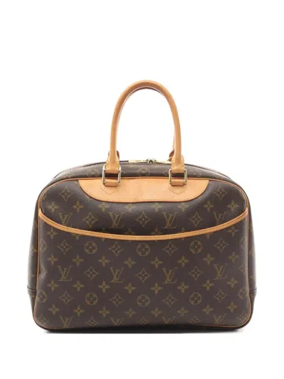 Pre-owned Louis Vuitton 2000 Deauville Tote Bag In Brown