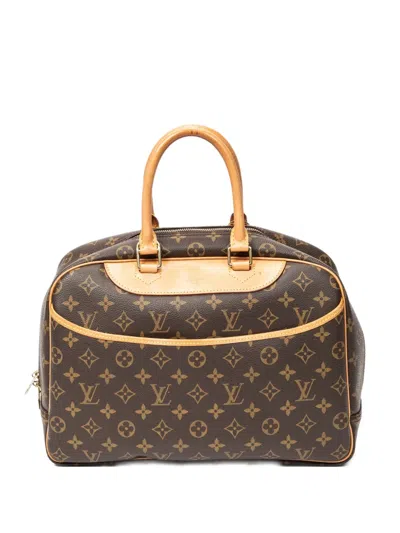 Pre-owned Louis Vuitton 2000 Deauville Tote Bag In Brown