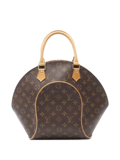 Pre-owned Louis Vuitton 2000 Ellipse Mm Monogram Handbag In Brown