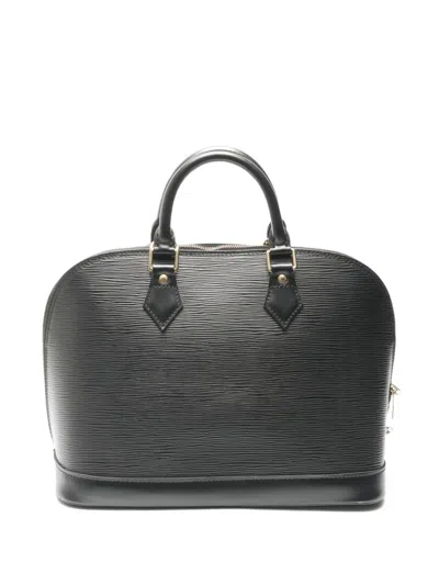 Pre-owned Louis Vuitton 2000 Epi Alma Handbag In Black