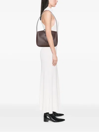 Pre-owned Louis Vuitton 2000 Epi Reverie Shoulder Bag In Brown