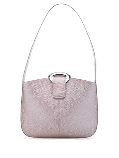 Pre-owned Louis Vuitton 2000 Epi Reverie Shoulder Bag In Purple