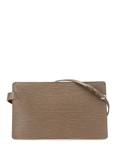 Pre-owned Louis Vuitton 2000 Epi Rochelle Belt Bag In Brown