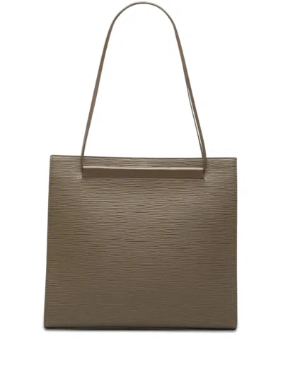 Pre-owned Louis Vuitton 2000 Epi Saint Tropez Tote Bag In Brown
