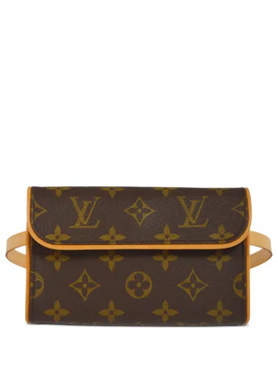 Pre-owned Louis Vuitton 2000  Florentine Belt Bag In Brown