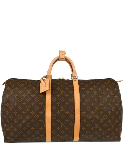 Pre-owned Louis Vuitton 2000 Keepall 55 Duffle Bag
