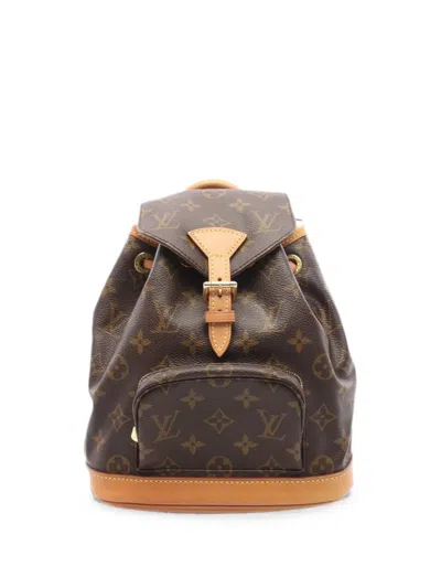 Pre-owned Louis Vuitton 2000 Mini Monster Backpack In Brown